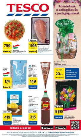 tesco - Tesco hirdetmény a következő hétre csütörtöktől 2026.04.23.-tól szerdától 2026.04.29.-ig