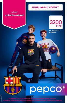 pepco - Pepco - FC Barcelona kollekció akciós újság, érvényes 2026.02.05. - 2026.02.11.