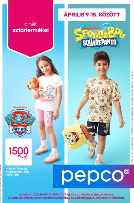 pepco - Aktuális Pepco szórólap érvényes csütörtöktől 2026.04.09.-től szerdától 2026.04.15.-ig