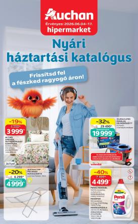 auchan - A jövőbeli Auchan - Fehér hetek ajánlatai akciós újság csütörtöktől 2026.06.04.-tól szerdától 2026.06.17.-ig érvényes.