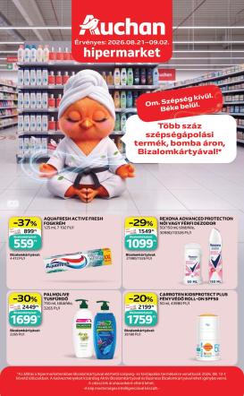 auchan - Aktuális Auchan - Illatszer termékajánlataink szórólap érvényes péntektől 2026.08.21.-től szerdától 2026.09.02.-ig