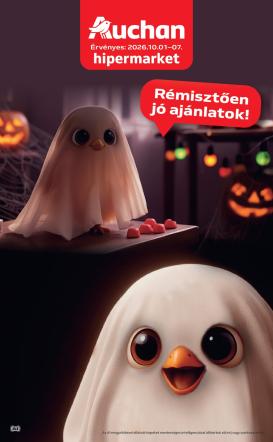 auchan - Aktuális Auchan - Halloweeni ajánlataink szórólap érvényes csütörtöktől 2026.10.01.-től szerdától 2026.10.07.-ig