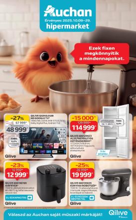 auchan - Auchan - Műszaki cikk ajánlataink hipermarketekben akciós újság, érvényes 10.09. - 10.29.