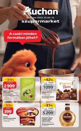 auchan - Auchan szupermarket akciós újság, érvényes 10.09. - 10.15.