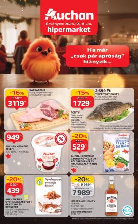 auchan - Auchan Hipermarket akciós újság, érvényes 12.18. - 12.24.