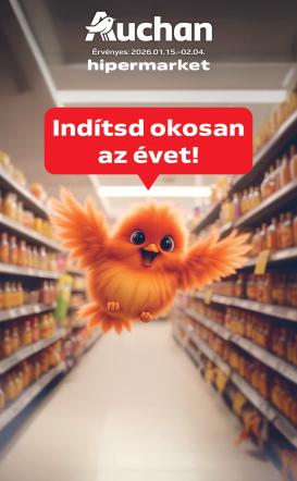 auchan - Auchan - Indítsd okosan az évet - Hipermarket ajánlatiank akciós újság, érvényes 01.15. - 02.04.