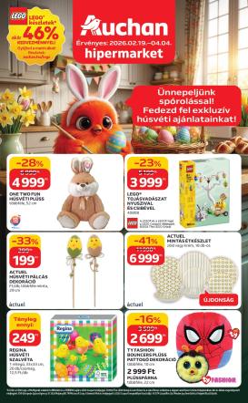 auchan - Auchan hipermarket - Húsvéti ajánlataink akciós újság, érvényes 2026.02.19. - 2026.04.04.