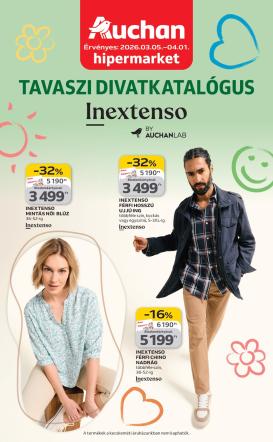 auchan - Auchan Hipermarket - Tavaszi textil ajánlataink akciós újság, érvényes 2026.03.05. - 2026.04.01.