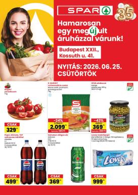 spar - SPAR - SPAR Bp. Kossuth utca üzlet megújulás hirdetmény a következő hétre csütörtöktől 2026.06.25.-tól szerdától 2026.07.01.-ig