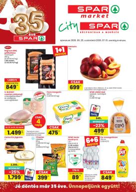 spar - SPAR market - City SPAR hirdetmény a következő hétre csütörtöktől 2026.06.25.-tól szerdától 2026.07.01.-ig