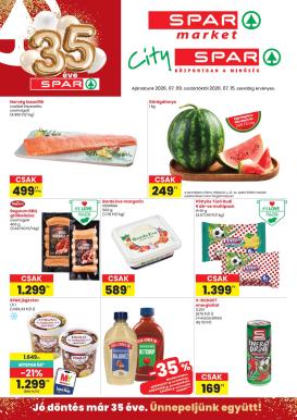 spar - SPAR - Market, City hirdetmény a következő hétre csütörtöktől 2026.07.09.-tól szerdától 2026.07.15.-ig