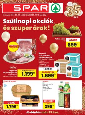 spar - SPAR hirdetmény a következő hétre csütörtöktől 2026.08.06.-tól szerdától 2026.08.12.-ig