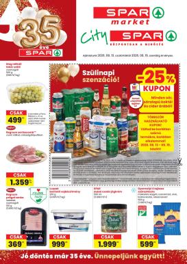 spar - SPAR - Market, City hirdetmény a következő hétre csütörtöktől 2026.08.13.-tól szerdától 2026.08.19.-ig