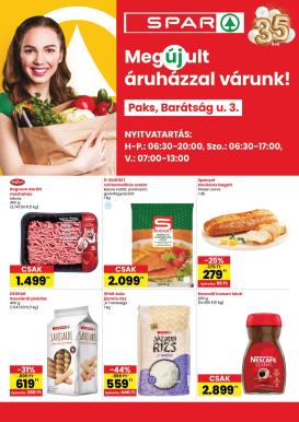 spar - SPAR - Paks üzlet megújulás hirdetmény a következő hétre csütörtöktől 2026.09.10.-tól szerdától 2026.09.16.-ig