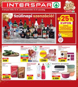 spar - A jövőbeli INTERSPAR akciós újság csütörtöktől 2026.10.01.-tól szerdától 2026.10.07.-ig érvényes.