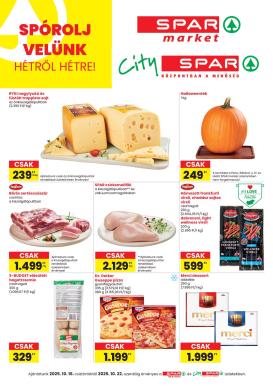 spar - SPAR - Market, City akciós újság, érvényes 10.16. - 10.22.