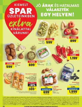 spar - SPAR extra akciós újság, érvényes 11.20. - 11.26.