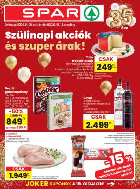spar - SPAR akciós újság, érvényes 01.08. - 01.14.