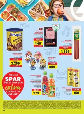 spar - SPAR - Extra akciós újság, érvényes 01.08. - 01.14.