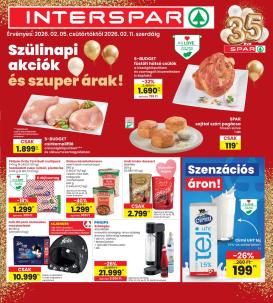 spar - INTERSPAR akciós újság, érvényes 2026.02.05. - 2026.02.11.