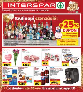 spar - INTERSPAR akciós újság, érvényes 2026.02.12. - 2026.02.18.