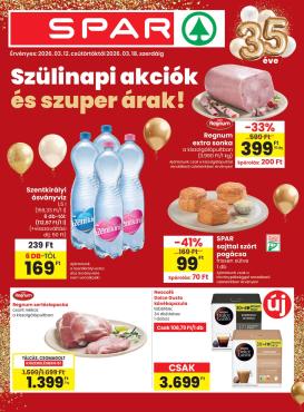 spar - SPAR akciós újság, érvényes 2026.03.12. - 2026.03.18.