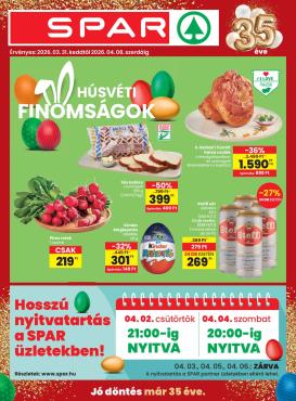 spar - SPAR akciós újság, érvényes 2026.03.31. - 2026.04.08.