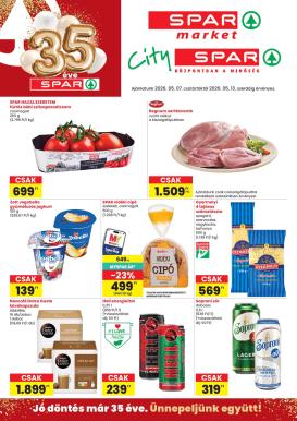 spar - SPAR - Market, City hirdetmény a következő hétre csütörtöktől 2026.05.07.-tól szerdától 2026.05.13.-ig