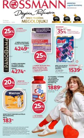 rossmann - Rossmann akciós újság, érvényes 09.22. - 10.03.
