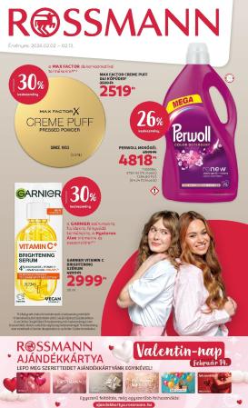 rossmann - Rossmann akciós újság, érvényes 02.02. - 02.13.
