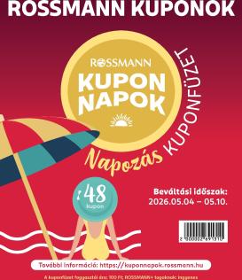rossmann - Rossmann - Kupon Napok hirdetmény a következő hétre hétfőtől 2026.05.04.-tól vasárnaptól 2026.05.10.-ig