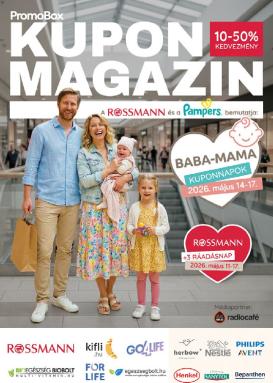 rossmann - Rossmann - Kupon magazin hirdetmény a következő hétre hétfőtől 2026.05.11.-tól vasárnaptól 2026.05.17.-ig