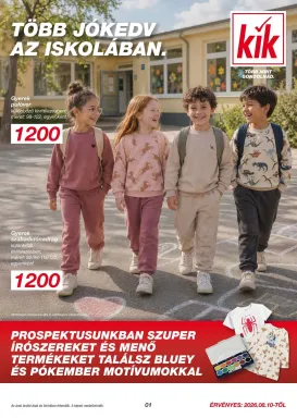 kik - KiK hirdetmény a következő hétre hétfőtől 2026.08.10.-tól hétfőtől 2026.08.31.-ig