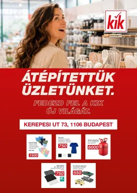 kik - KiK - Budapest akciós újság, érvényes 2026.10.13.-tól 2026.10.18.-ig