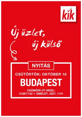 kik - KiK - Budapest akciós újság, érvényes 10.16. - 10.22.
