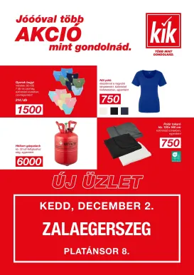 kik - KiK - Zalaegerszeg akciós újság, érvényes 11.28. - 12.01.