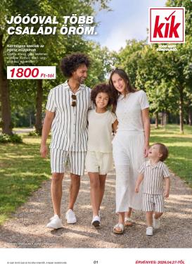 kik - KiK hirdetmény a következő hétre hétfőtől 2026.04.27.-tól vasárnaptól 2026.05.24.-ig