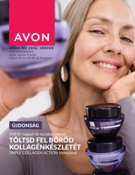 avon - Aktuális Avon szórólap érvényes hétfőtől 2026.06.01.-től keddtől 2026.06.30.-ig