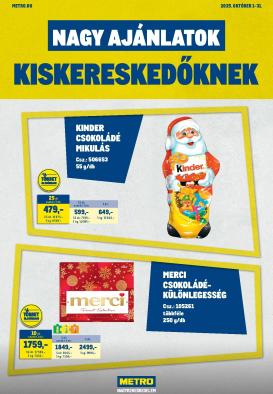 metro - Metro - Nagy Ajánlatok Kiskereskedőknek! akciós újság, érvényes 10.01. - 10.31.