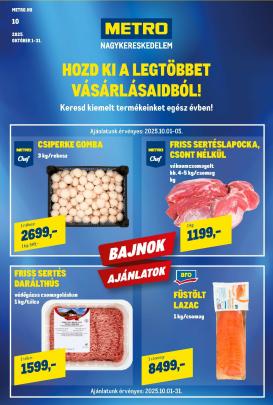 metro - Metro - Élelmiszer és Szezonális Ajánlataink akciós újság, érvényes 10.01. - 10.31.