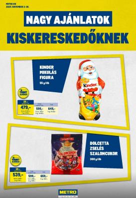 metro - Metro - Nagy Ajánlatok Kiskereskedőknek akciós újság, érvényes 11.02. - 11.30.