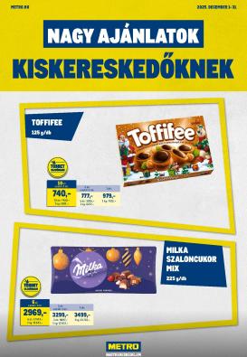 metro - Metro - Nagy Ajánlatok Kiskereskedőknek akciós újság, érvényes 12.01. - 12.31.