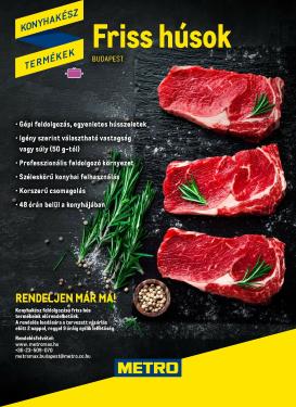 metro - Metro - Konyhakész Húsok Budapest katalógus akciós újság, érvényes 01.01. - 05.31.