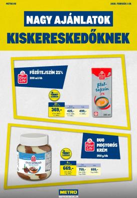 metro - Metro - Nagy Ajánlatok Kiskereskedőknak akciós újság, érvényes 2026.02.01. - 2026.02.28.