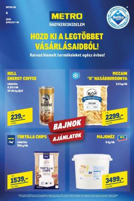 metro - Metro - Élelmiszer és Szezonális Ajánlataink akciós újság, érvényes 2026.04.07. - 2026.04.30.
