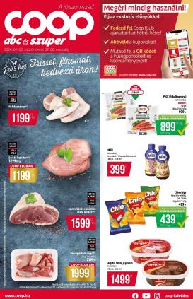 coop - A jövőbeli Coop - Abc-Szuper akciós újság csütörtöktől 2026.07.02.-tól szerdától 2026.07.08.-ig érvényes.