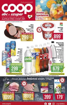 coop - A jövőbeli Coop - Alföld akciós újság csütörtöktől 2026.07.23.-tól szerdától 2026.07.29.-ig érvényes.
