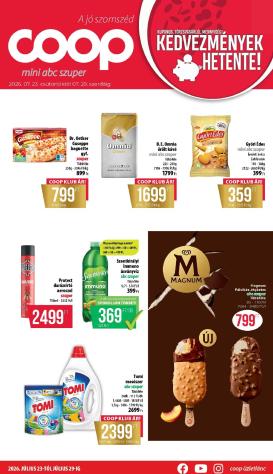 coop - A jövőbeli Coop - Nyírzem/Szabolcs Coop akciós újság csütörtöktől 2026.07.23.-tól szerdától 2026.07.29.-ig érvényes.