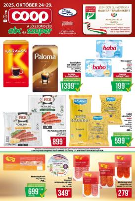 coop - Coop - Tisza - Abc-Szuper akciós újság, érvényes 10.24. - 10.29.