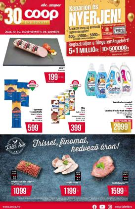 coop - Coop - Abc-Szuper akciós újság, érvényes 10.30. - 11.05.